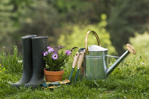 Professional garden maintenance in Wood Green with healthy borders